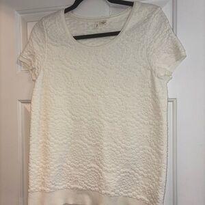 Anthropologie Moth CreamTextured Women's Blouse